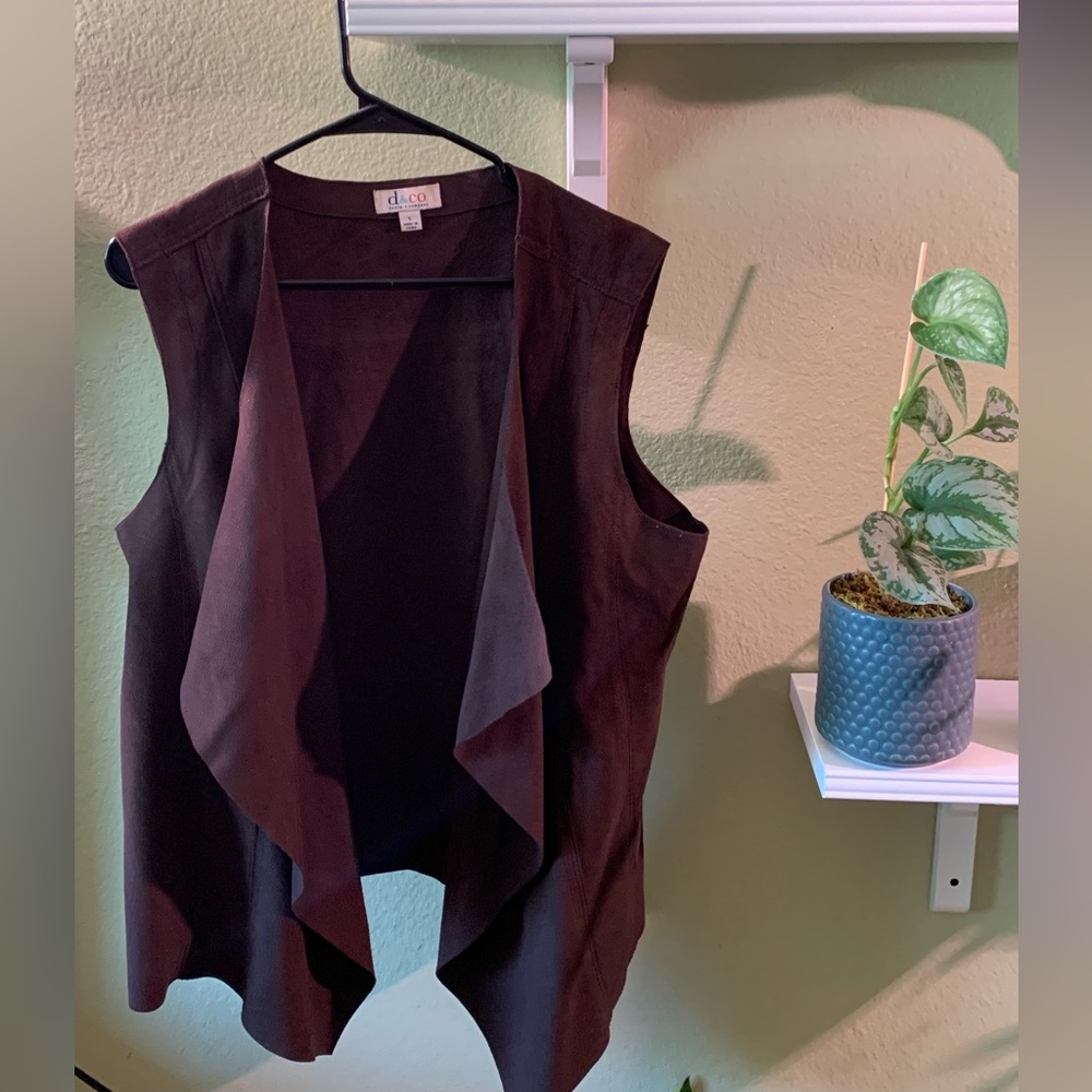 Brown Suede Vest